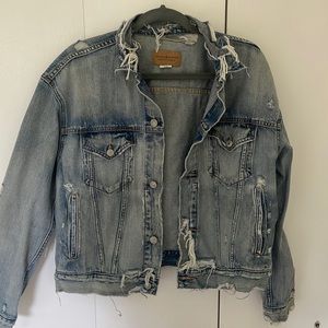 Ralph Lauren Distressed Jean Jacket
